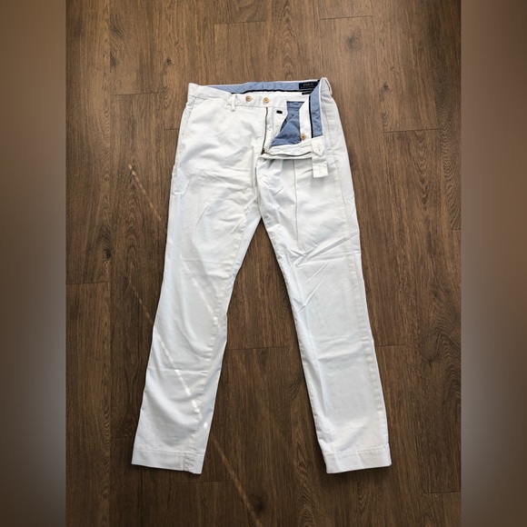 (Like New) Polo Ralph Lauren Slim Fit Chino - White - Picture 2 of 7